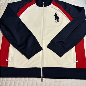 Mens POLO Ralph Lauren Track Jacket Lg Pony